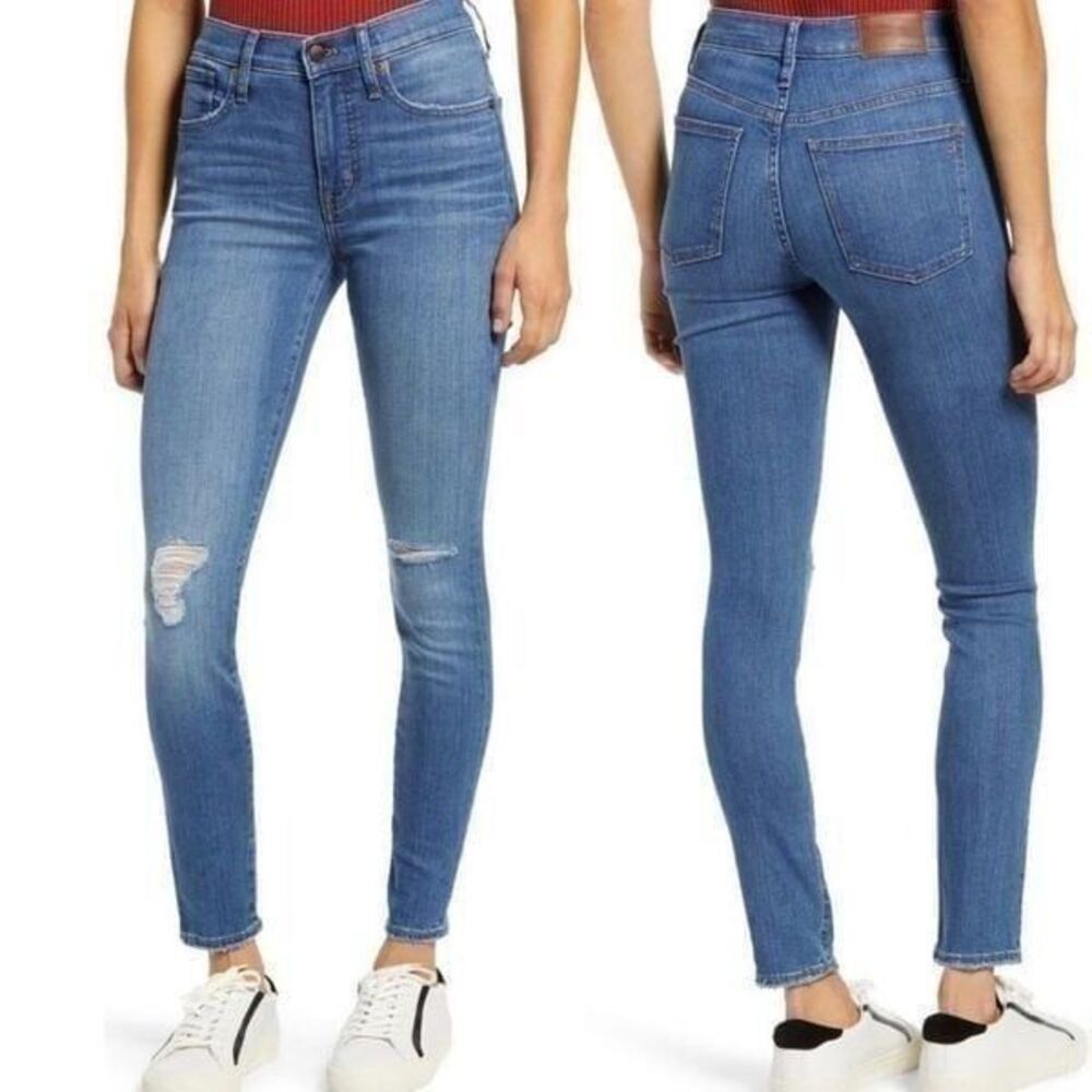 NWT Madewell 9” High Rise Skinny Jeans Sz 34